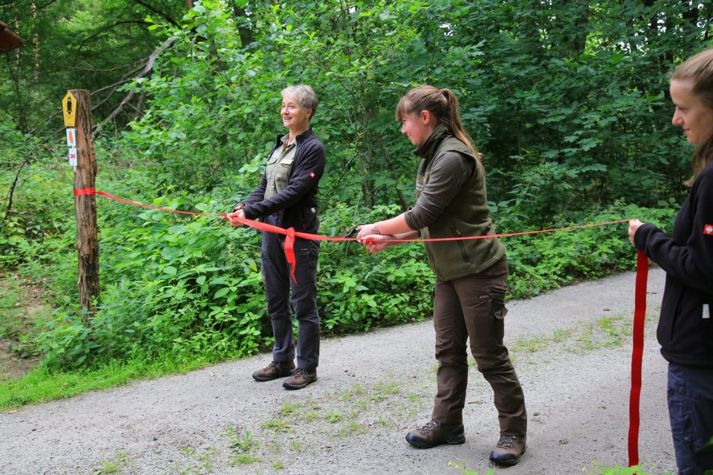 Eröffnung des Wanderwegs Wildnispfad im Wildnisgebiet Lieberose. Foto: Die Wildnisstiftung