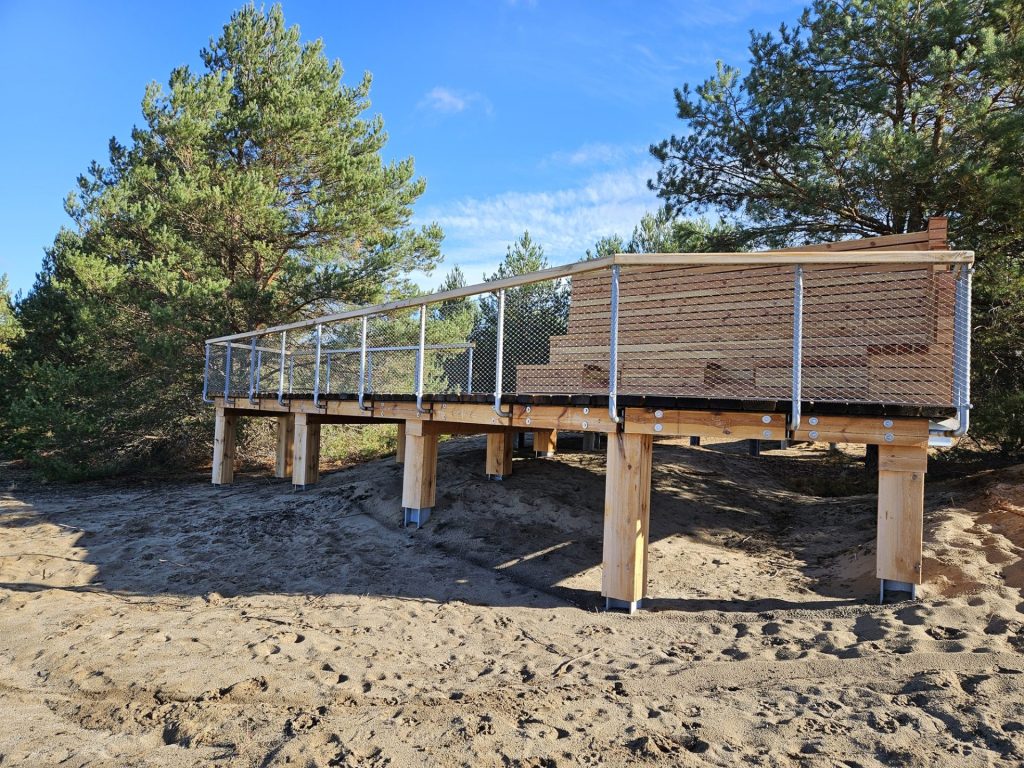 Wüstensteg im Wildnisgebiet Lieberose. Foto: Die Wildnisstiftung