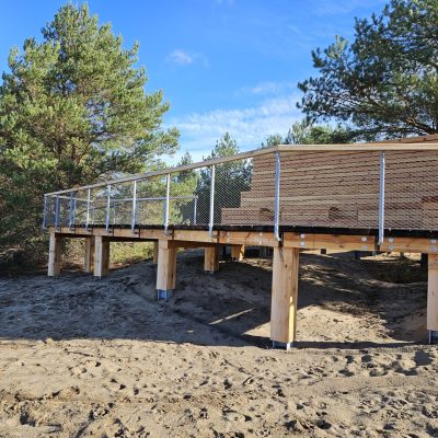Wüstensteg im Wildnisgebiet Lieberose. Foto: Die Wildnisstiftung